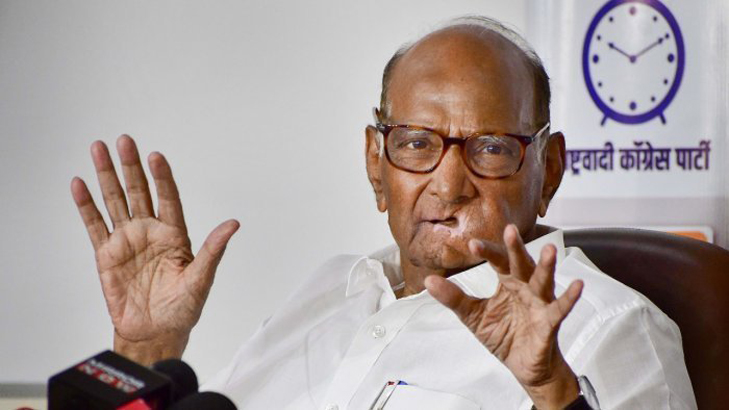 NCP's Sarva Sarva Sharad Pawar narrated that story of the battle with cancer.